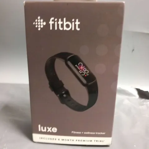 BOXED FITBIT LUXE FITNESS AND WELLNESS TRACKER