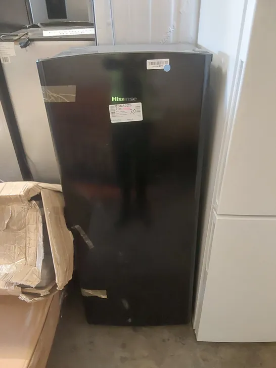 HISENSE RR220D4ABF 52CM FREESTANDING RETRO FRIDGE BLACK - UNPROCESSED RAW RETURN