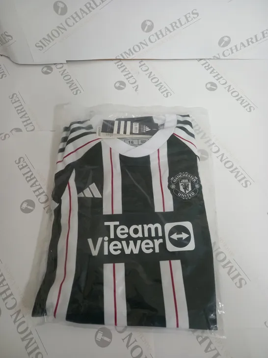 BAGGED MANCHESTER UNITED AWAY SHIRT SIZE 16