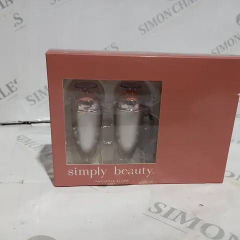 SIMPLY BEAUTY VOLCANIC FACE ROLLERS WITH SPARE BALLS