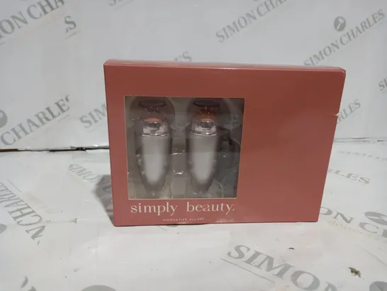 SIMPLY BEAUTY VOLCANIC FACE ROLLERS WITH SPARE BALLS