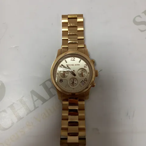 MICHAEL KORS MK6357 LADIES USED RITZ ROSE GOLD WATCH