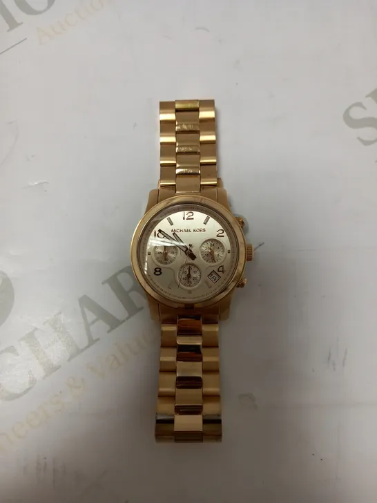 MICHAEL KORS MK6357 LADIES USED RITZ ROSE GOLD WATCH