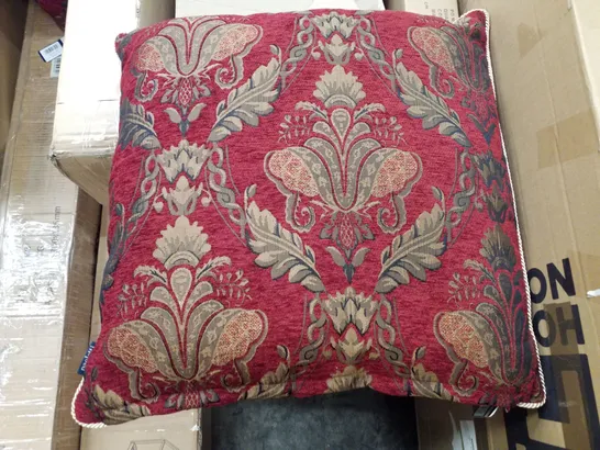 CALVARY FLORA DAMASK POLYESTER FILLED CUSHION