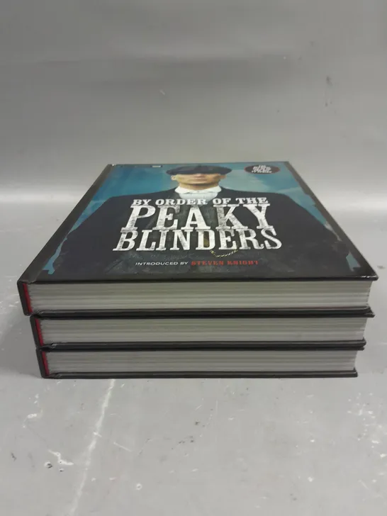 3 X PEAKY BLINDERS TV SERIES TIE-IN BOOKS