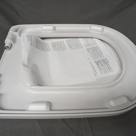 BOXED IDEAL STANDARD TOILET SEAT IN OFF-WHITE