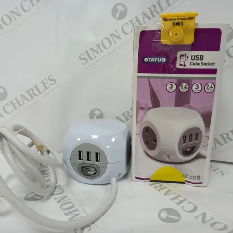 BOXED STATUS USB CUBE SOCKET