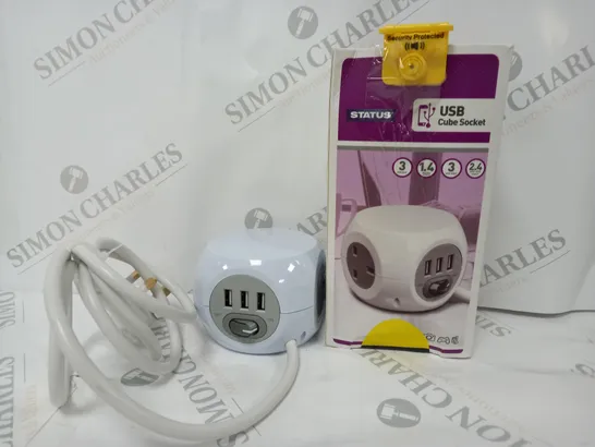 BOXED STATUS USB CUBE SOCKET