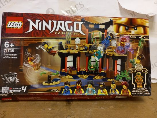 BOXED LEGO NINJAGO LEGACY TOURNAMENT OF ELEMENTS (71735) RRP £49.98