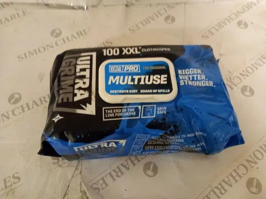 BOXED ULTRA GRIME PRO - 100XL MULTIUSE CLOTHWIPES