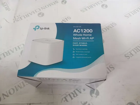 BOXED TP-LINK AC1200 WHOLE HOME MESH WI-FI AP HC220-G5