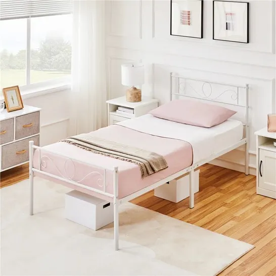 MCCRAY BED WHITE 90X190CM