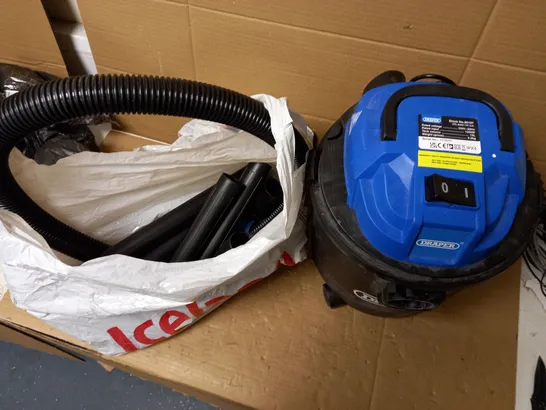 DRAPER 90107 230V 1250W 15L WET AND DRY VACUUM CLEANER