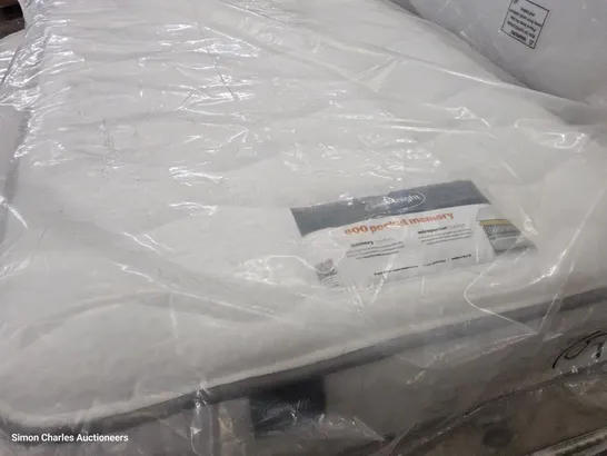 BAGGED SILENTNIGHT 3' SINGLE 800 POCKET MEMORY MATTRESS 