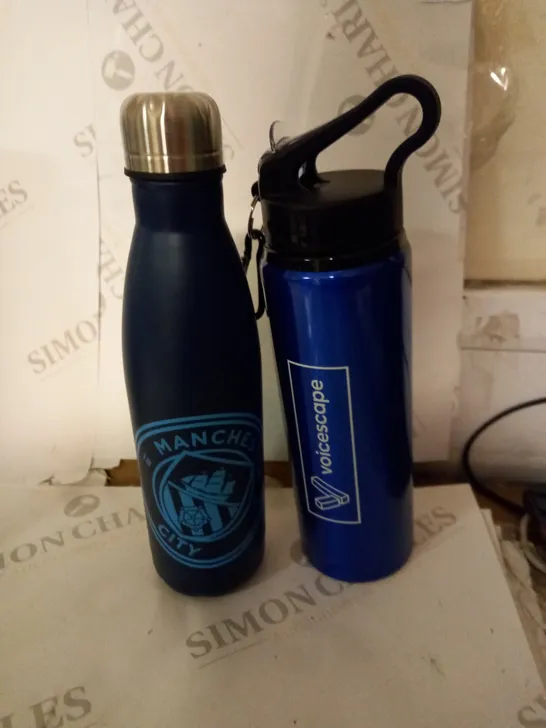 MANCHESTER CITY WATER BOTTLE AND VOICESCAPE WATER BOTTLE