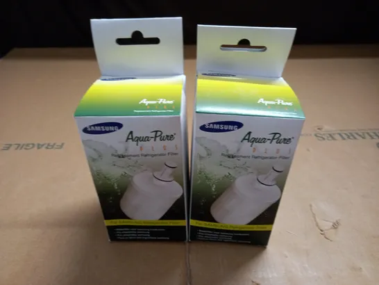 LOT OF 2 SAMSUNG AQUA-PURE REPLACEMENT FRIDGE FILTERS