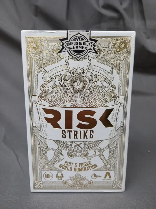 BOXED RISK STRIKE CARDS & DICE GAME