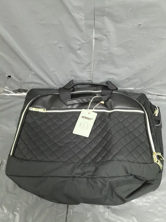 NEWHEY BLACK / GOLD LAPTOP BAG 