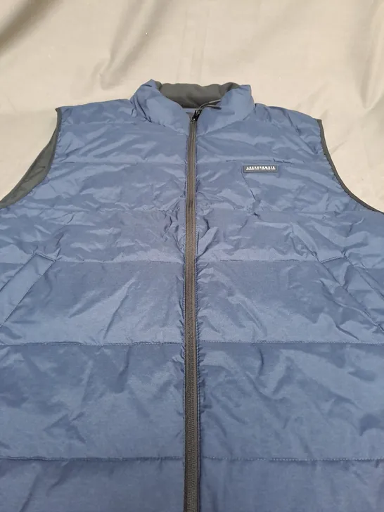 AMBERCROMBIE & FITCH NAVY GILET - XXL