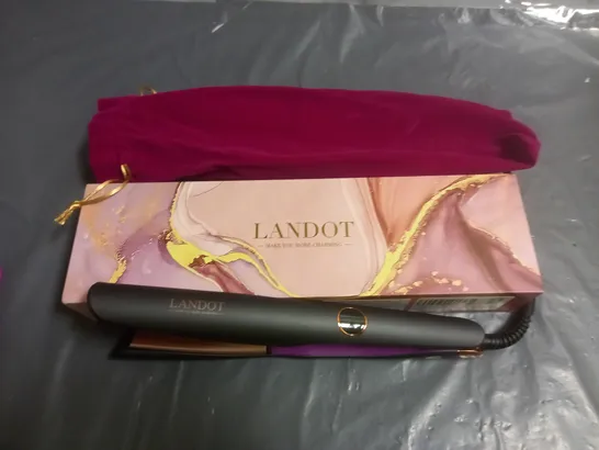 LANDOT HAIR STRAIGHTENERS AND CURLERS 2 IN 1 - TWIST FLAT CURLING IRON PRO MULTI-STYLER 