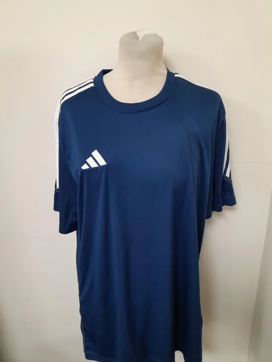 ADIDAS LOGO CASUAL TECH T-SHIRT SIZE L