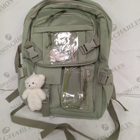 LIGHT GREEN BACKPACK