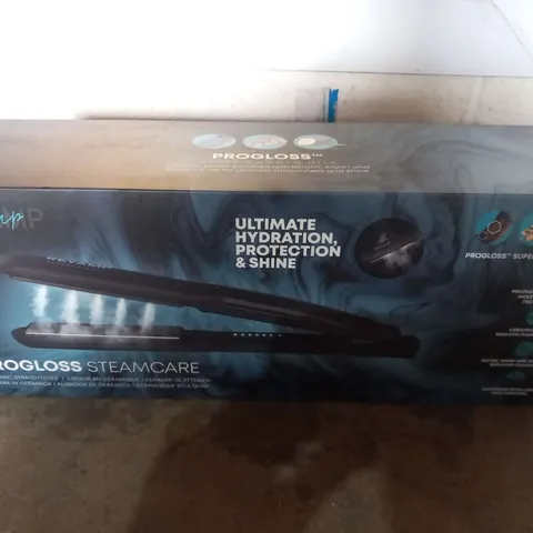 BOXED REVAMP PROGLOSS STEAMCARE CERAMIC STRAIGHTENER ST-1600-GB