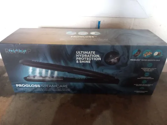 BOXED REVAMP PROGLOSS STEAMCARE CERAMIC STRAIGHTENER ST-1600-GB