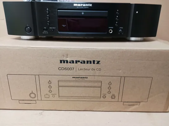 MARANTZ CD6007 CD PLAYER IN BLACK