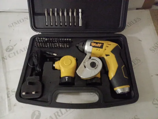 WOLF MULTI HEAD CORDLESS 3.6V LITHIUM ION SCREWDRIVER