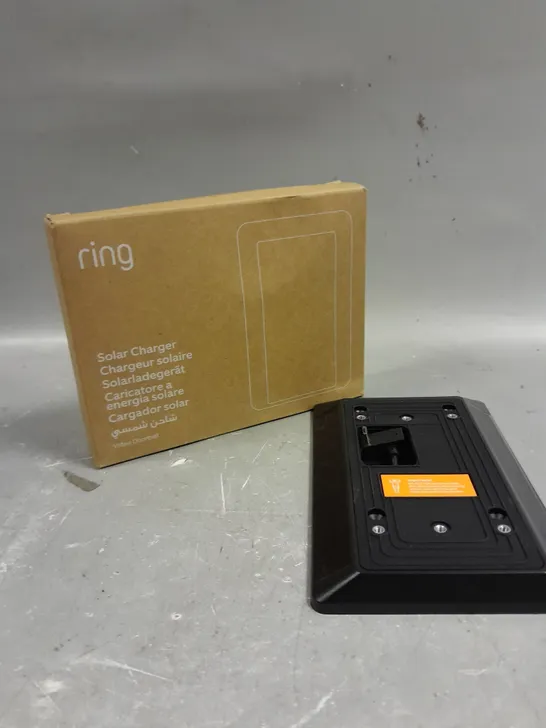 BOXED RING VIDEO DOORBELL SOLAR CHARGER 