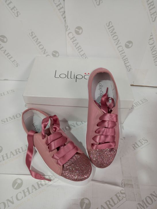 BOXED PAIR OF LOLLIPOPS PINK TRAINERS SIZE 37
