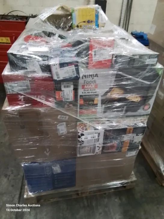 PALLET OF APPROXIMATELY 41 UNPROCESSED RAW RETURN HOUSEHOLD AND ELECTRICAL GOODS TO INCLUDE;