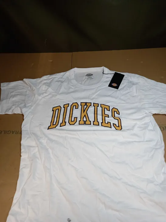 DICKIES LOGO PRINT T-SHIRT SIZE L