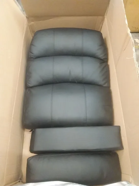 BOXED FURNITURE PARTS FOR BLACK LEATHER RECLINER 