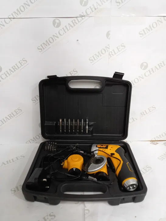 WOLF MULTI HEAD CORDLESS 3.6V LITHIUM ION SCREWDRIVER