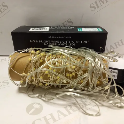 JOHN LEWIS BIG & BRIGHT WIRE PURE WHITE LED LIGHTS	