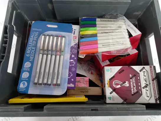 BOX OF APPROX 20 ASSORTED ITEMS TO INCLUDE - TAMAGOTCHI WATCH PET  - HALLMARK HARRY POTTER - WHSMITH ROLLER BALL PENS ECT