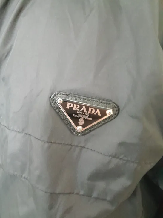 PRADA THIN BLACK RAIN COAT - SIZE UNSPECIFIED 