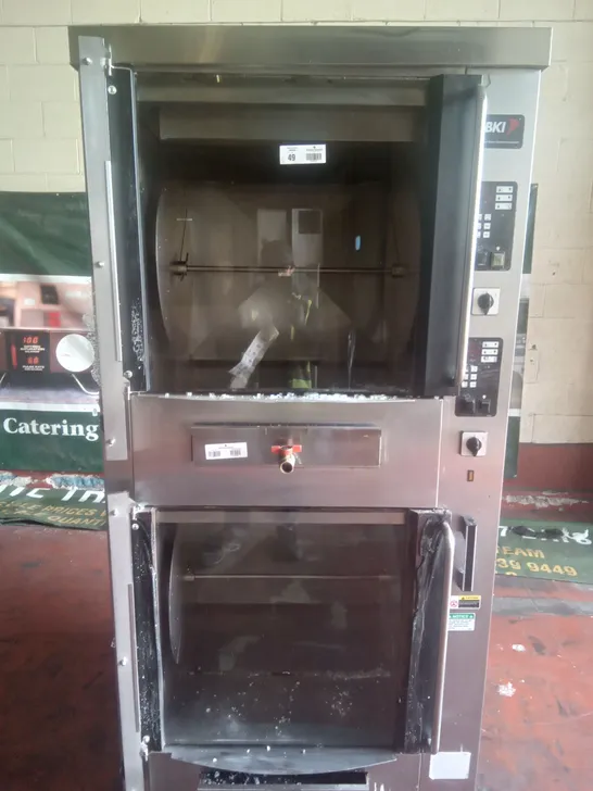 COMMERCIAL BKI DOUBLE ROTISSERIE OVEN