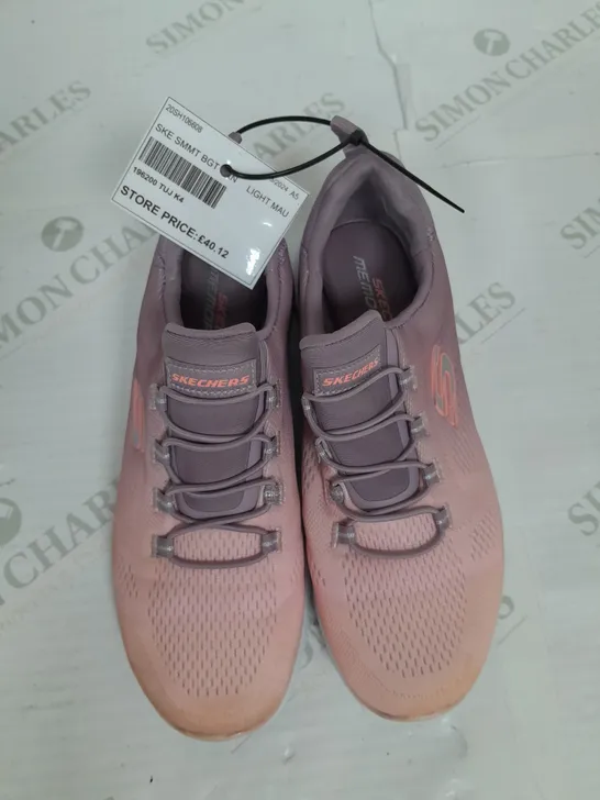 SKETCHERS SLIP ON TRAINER IN PINK SIZE 4.5