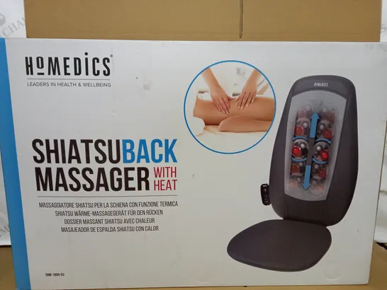 BOXED HOMEDICS SHIATSU BACK MASSAGER SBM-180H-EU