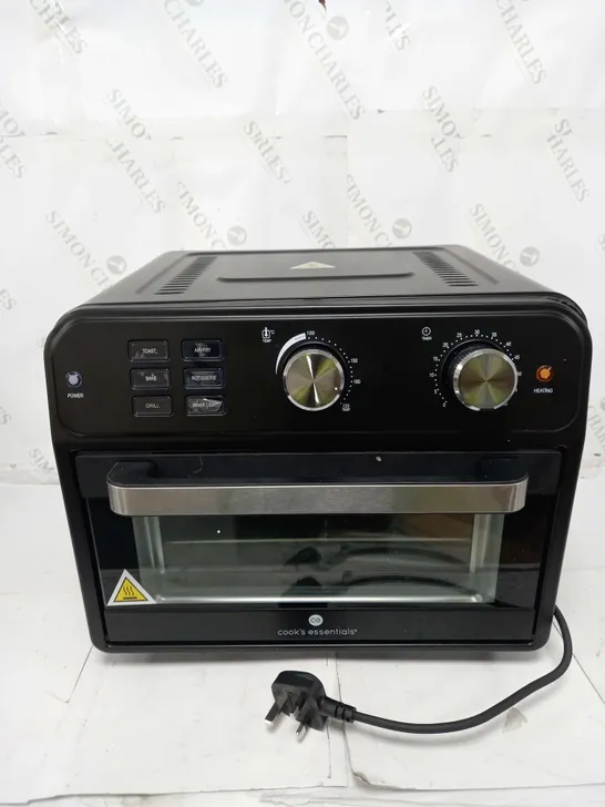 COOK'S ESSENTIAL 21-LITRE AIRFRYER OVEN IN BLACK