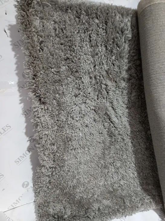 SPARKLE RUG GREY APPROX 80CM X 150CM 4509500Simon Charles Auctioneers
