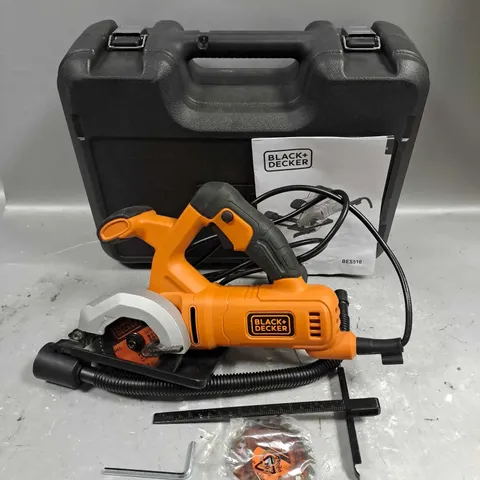 BLACK+DECKER BES510 MINI CIRCULAR SAW IN ORANGE