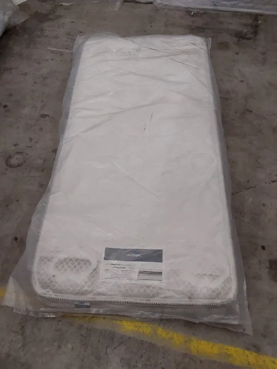 QUALITY BAGGED SILENTNIGHT 3FT SINGLE OPEN COIL MATTRESS 