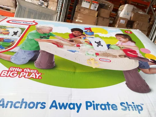 BOXED LITTLE TIKES ANCHORS AWAY PIRATE SHIP WATER TABLE - COLLECTION ONLY