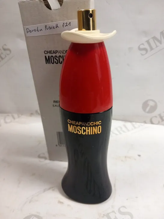 BOXED MOSCHINO CHEAP AND CHIC EAU DE TOILETTE 100ML TESTER BOTTLE