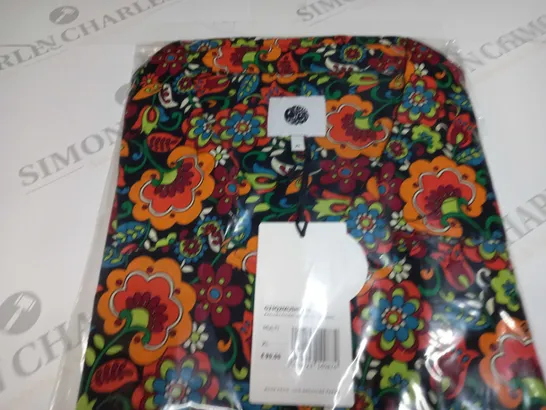 PRETTY GREEN AVALON FLORAL SHORT SLEEVE SHIRT IN MULTICOLOUR - XL