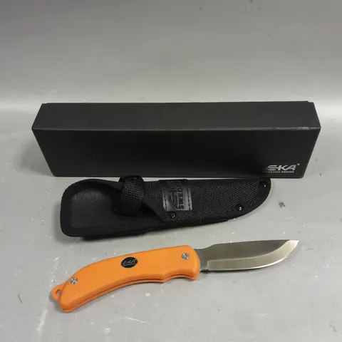 BOXED EKA SWEDEN G3 ORANGE FOLDABLE KNIFE - COLLECTION ONLY  